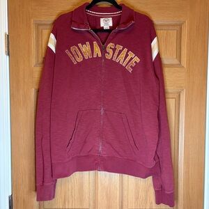 47 Brand Maroon Iowa State Zip-Up Jacket